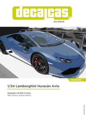 SLEVA 100,-Kč 23% DISCOUNT - Lamborghini Huracan - Decalcas