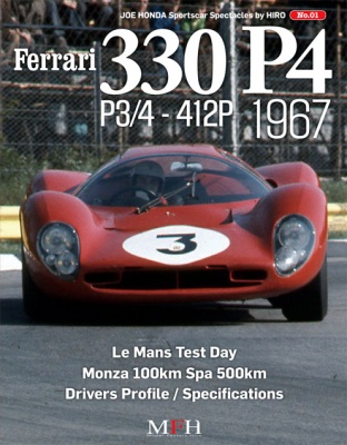 SLEVA 135,-Kč, 15% Discount - Sportscar Spectacles by HIRO No.01 : Ferrari 330P4 P3/4-412P 1967