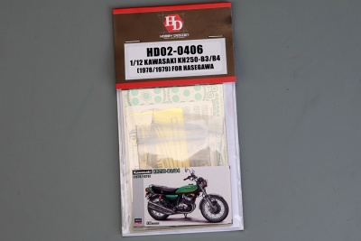 SLEVA  15%  DISCOUNT - Kawasaki KH250-B3/B4(1978/1979) For Hasegawa 21508 1/12 - Hobby Design