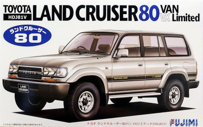 SLEVA 151,-Kč 21%  DISCOUNT - Toyota Land Cruiser 80 Van VX Limited 1:24 - Fujimi