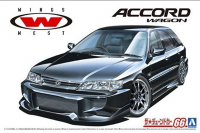 SLEVA  171,-Kč 25% DISCOUNT - Accord Wagon 1996 (Honda) 1/24 - Aoshima