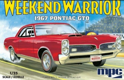 SLEVA 180,-Kč 20% DISCOUNT - Pontiac GTO 1967 1/25 Scale Model Kit - MPC