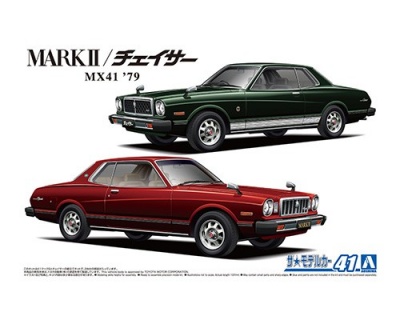 SLEVA 190,-Kč 25% DISCOUNT - TOYOTA MX41 MARK2/CHASER '79 1/24 - Aoshima