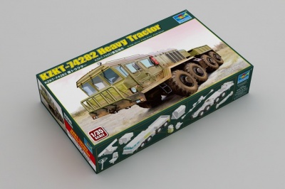 SLEVA 20% 250,-Kč DISCOUNT - KZKT-74282 Heavy Tractor 1/35 - Trumpeter