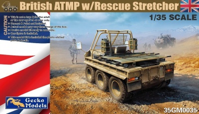 SLEVA 20% DISCOUNT - British ATMP W/Rescue Stretchers 1/35 - Gecko Model