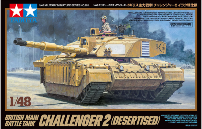 SLEVA   20% DISCOUNT - Challenger 2 (Desertised) 1/48 - Tamiya