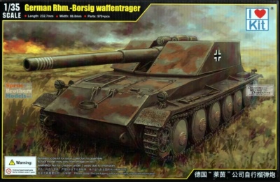 SLEVA 20%  DISCOUNT - German Rhm.-Borsig Waffentrager 1:35 - I Love Kit