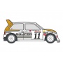 SLEVA  20% DISCOUNT - MG Metro 6r4 Pikes Peak Climb Hill 19871:24 - Decalcas