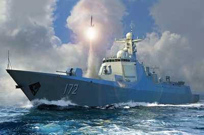 SLEVA  20%DISCOUNT - PLA Navy Type 052D Destroyer 1:700 - Trumpeter