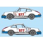 SLEVA 20% DISCOUNT - Porsche 911 sponsored by Magnus Walker 1/24 - Decalcas
