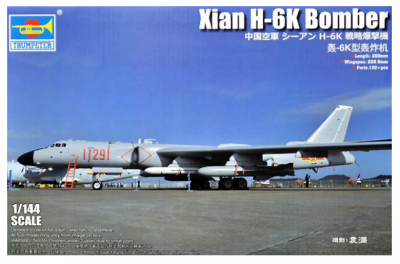 SLEVA  20% DISCOUNT - Xian H-6K Strategic Bomber 1:144 - Trumpeter