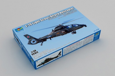 SLEVA  20% DISCOUNT - Z-19 Light Scout/Attack Helicopter 1:48 - Trumpeter