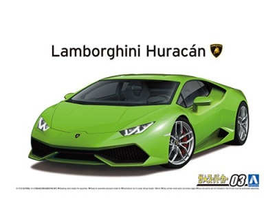 SLEVA 200,-Kč 20% DISCOUNT - 2014 LAMBORGHINI Huracan 1/24 - Aoshima