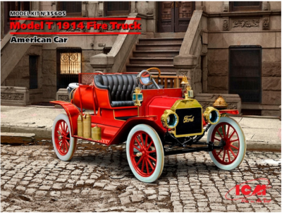 SLEVA 211,-Kč 30% DISCOUNT - American Ford T 1914 Fire Truck 1/35 - ICM