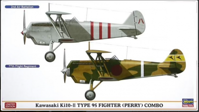 SLEVA 221,- Kč 30% DISCOUNT - Kawasaki Ki-10-II Type 95 Combo 1/72 - Hasegawa