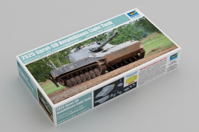 SLEVA 233,-Kč 20% DISCOUNT - 2S25 Sprut-SD Amphibious Light Tank 1/35 - Trumpeter