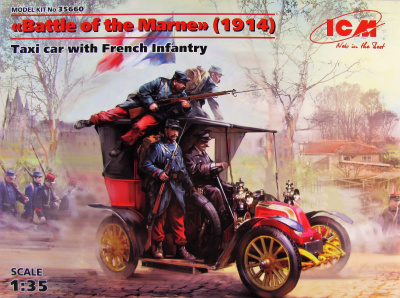 SLEVA 236,-Kč 30% DISCOUNT - Battle of the Marne 1914, Taxi car - ICM