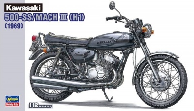 SLEVA 237,- Kč 30% DISCOUNT Kawasaki 500-SS/MACH III (H1) 1/12 - Hasegawa