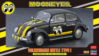 SLEVA 240,-Kč 30%  DISCOUNT - Volkswagen Beetle Moon Eyes 1/24 - Hasegawa