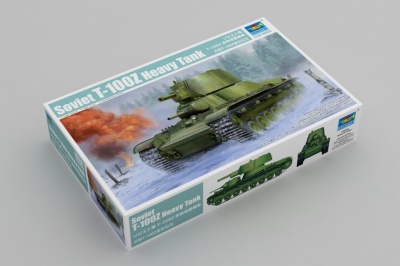 SLEVA 250,-Kč 20%  DISCOUNT - Soviet T-100Z Heavy Tank 1/35 - Trumpeter