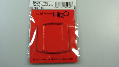 Sleva -26% Discount - Piping Cord 0,28mm Red - Model Factory Hiro