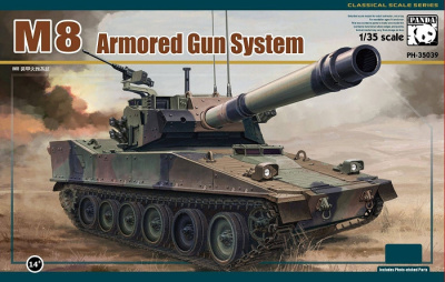 SLEVA 285,-Kč 25%DISCOUNT - M8 Armoured Gun System 1:35 - Panda Hobby