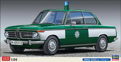 SLEVA 290,- Kč 30% DISCOUNT - BMW 2002 ti "Police Car" 1/24 - Hasegawa