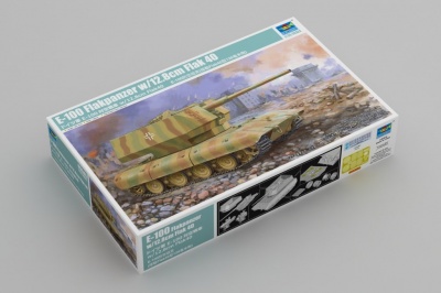 SLEVA  30% DISCOUNT - E-100 Flakpanzer w/12.8cm Flak 40 1/35 - Trumpeter