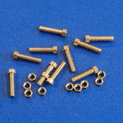 SLEVA -30% DISCOUNT - Micro Hexagon Bolt&Nut Set [No.02] - Model Factory Hiro