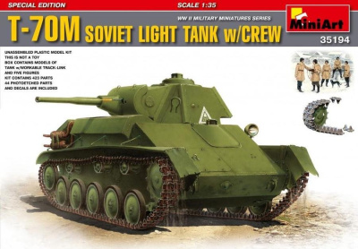 SLEVA 300,-Kč 30%  DISCOUNT - T-70M Special Edition - MiniArt 1/35– MiniArt