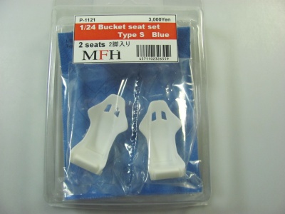 SLEVA -32% DISCOUNT - Bucket Seat Set Type S Blue - Model Factory Hiro