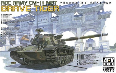 SLEVA 35% DISCOUNT - ROC ARMY CM-11 Brave Tiger 1/35 - AFV Club