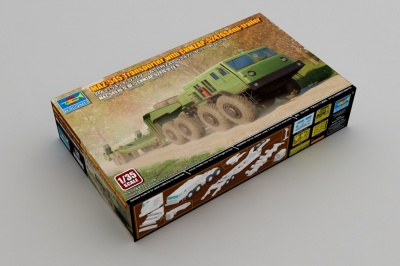 SLEVA 399,-Kč 20% DISCOUNT - MAZ-545 Transporter with CHMZAP-5247G Semi-trailer 1/35 - Trumpeter