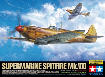 SLEVA 407,-Kč 12% DISCOUNT - Spitfire Mk.VIII Supermarine (1:32) - Tamiya