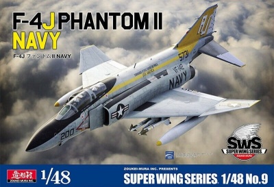 SLEVA 460,-Kč 20% DISCOUNT - F-4J Phantom II Navy 1/48 - Zoukei-Mura