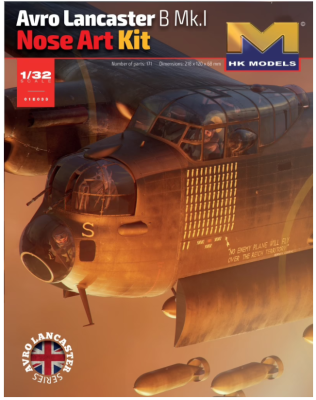 SLEVA 479,- Kč 30% DISCOUNT - Avro Lancaster B Mk.I Nose Art Kit 1/32 - HK Models