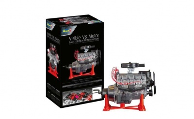 SLEVA 50% DISCOUNT 50% Visible V-8 Engline (1:4) Plastic Model Kit motor 00460 - Revell