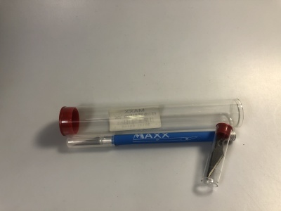 SLEVA 50% SALE - Knife + 5 Blades with safe tube - Maxx