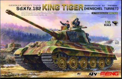 SLEVA - DISCOUNT - German Heavy Tank Sd.Kfz.182 King Tiger Henschel Turret 1/35 - Meng