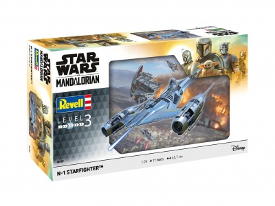 SLEVA - DISCOUNT- Plastic ModelKit SW 06787 - The Mandalorian: N1 Starfighter (1.24) – Revell