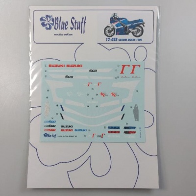 SLEVA - DISCOUNT - SUZUKI RG500 89' 1/12 Decals - Blue Stuff