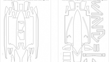 Ferrari F2003GA Template Comp. Fiber Decal Set For RVL 1/24 - Scale Motorsport