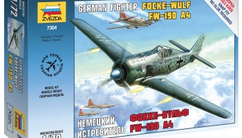 Snap Kit letadlo - FockeWulf 190 A4 (1:72) - Zvezda