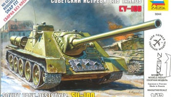 Snap Kit military 5044 - Soviet Tank Destroyer SU-100 (1:72)