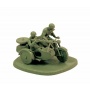 Soviet M-72 Sidecar Motorcycle w/Crew (1:72) - Zvezda