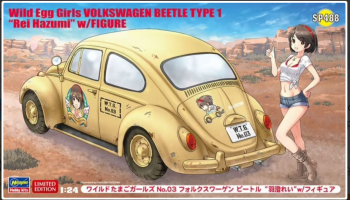 Wild Egg Girls No.03 Volkswagen Beetle Type 1 “Rei Hazumi” w/Figure 1/24 - Hasegawa
