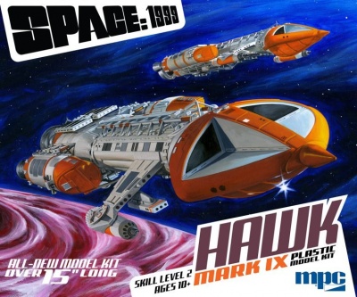 SPACE: 1999 HAWK MK IV 1:48 SCALE MODEL KIT - MPC