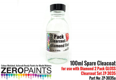 Spare Cleacoat for (Diamond 2 Pack GLOSS Clearcoat Set ZP-3035) - Zero Paints