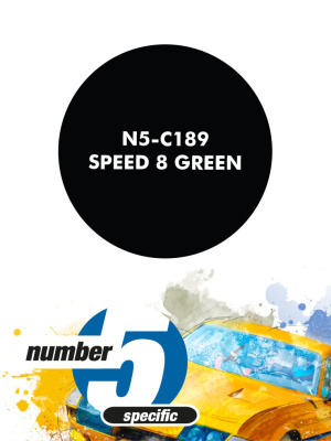 Speed 8 Green Pearl Paint for airbrush 30ml - Number Five