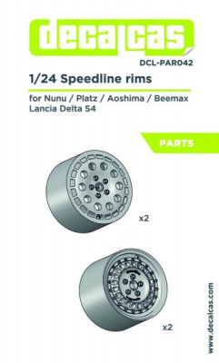 Speedline for Lancia Delta S4 1:24 - Decalcas